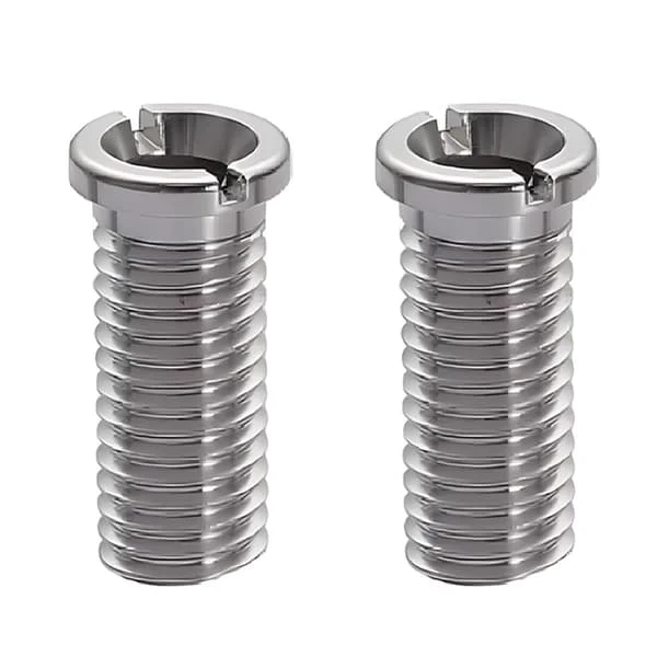 2 Pcs Silver Sink Basket Screws Stainless Steel Hollow Screw Drain Screws, for Sink Drain Kitchen Sink Kitchen Sink Accessories (40mm Strainer)