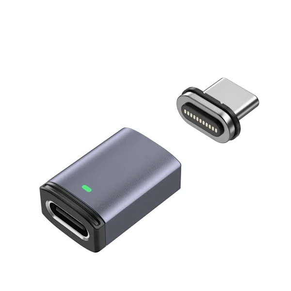 100 W magneettinen USB Type-C -sovitin MacBook Pro Air M1:lle, nopea laturi kannettavalle tietokoneelle, USB C -magneetti Samsungille