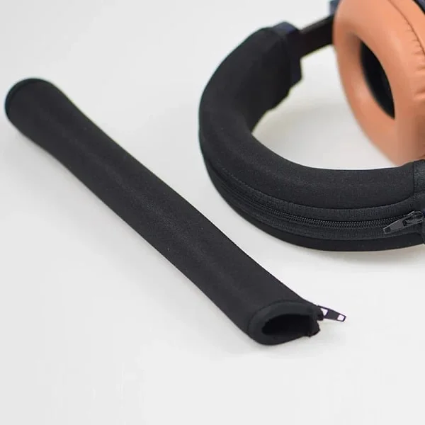 Replacement Zipper Headphone Cover Sleeve Cushion Pad Headband for Audio Technica ATH-M50X ATH-M30X ATH-M40X Gaming Hea,FS