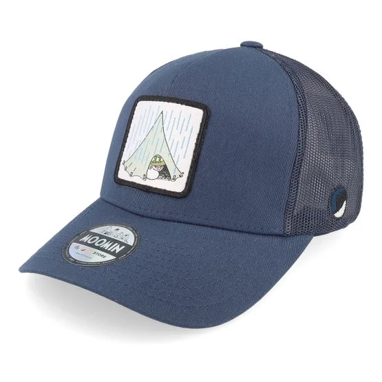 Moomin - Blå trucker Caps - Tent Navy Trucker @ Hatstore