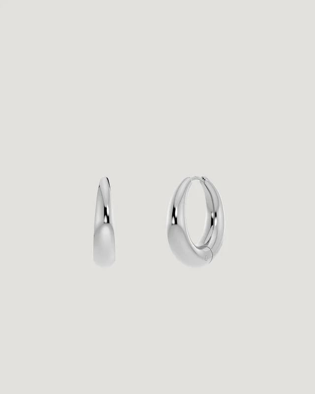 Edblad Furo Hoops Steel Sølvfarget Smykker Jente - Kids Brand Store