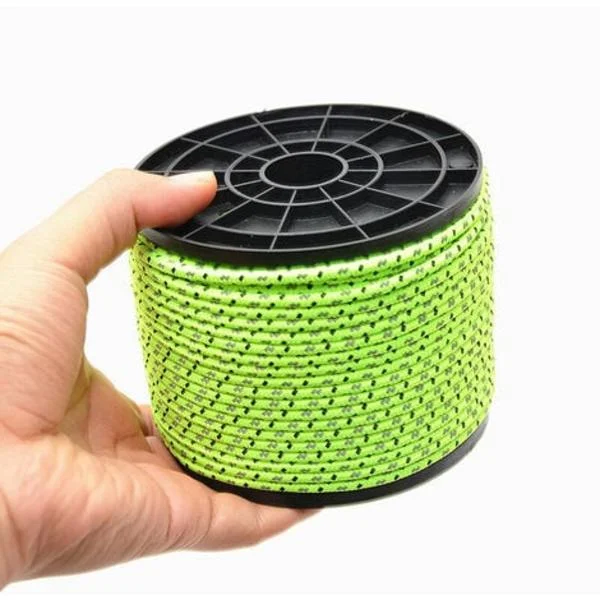 50M Reflekterande Tält Nylon Rep Camping Rep Utomhus Vind Rep fo
