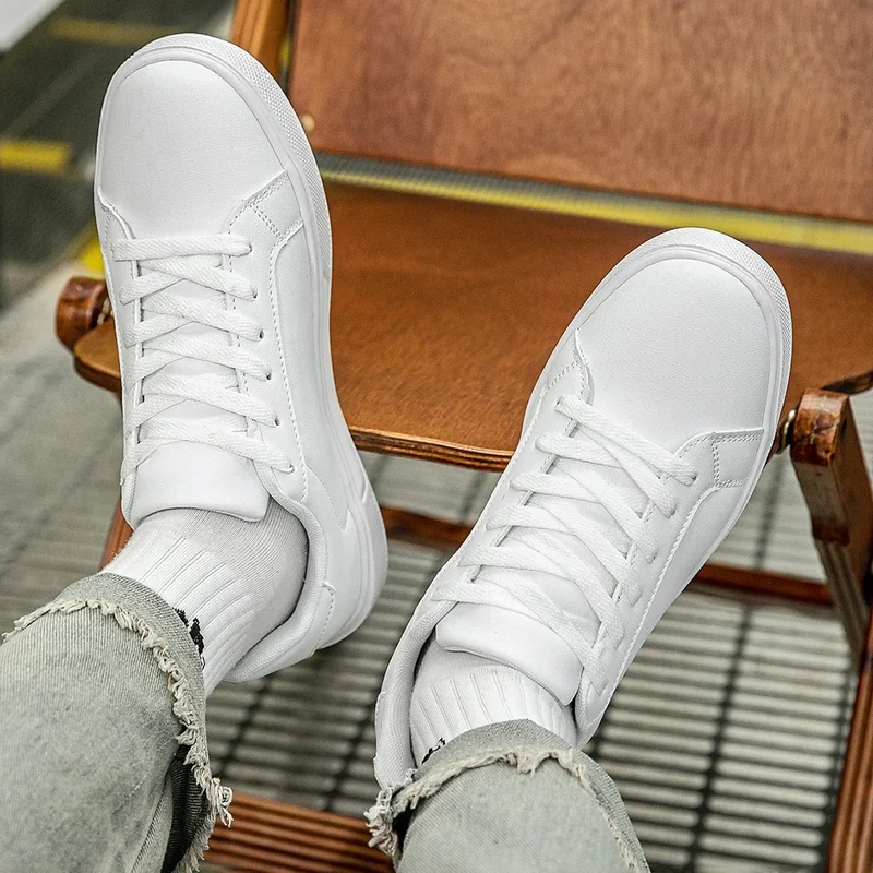 AliExpress - PU cuir hommes chaussures baskets tendance chaussures décontractées loisirs hommes baskets chaussures hommes chaussures vulcanisées 