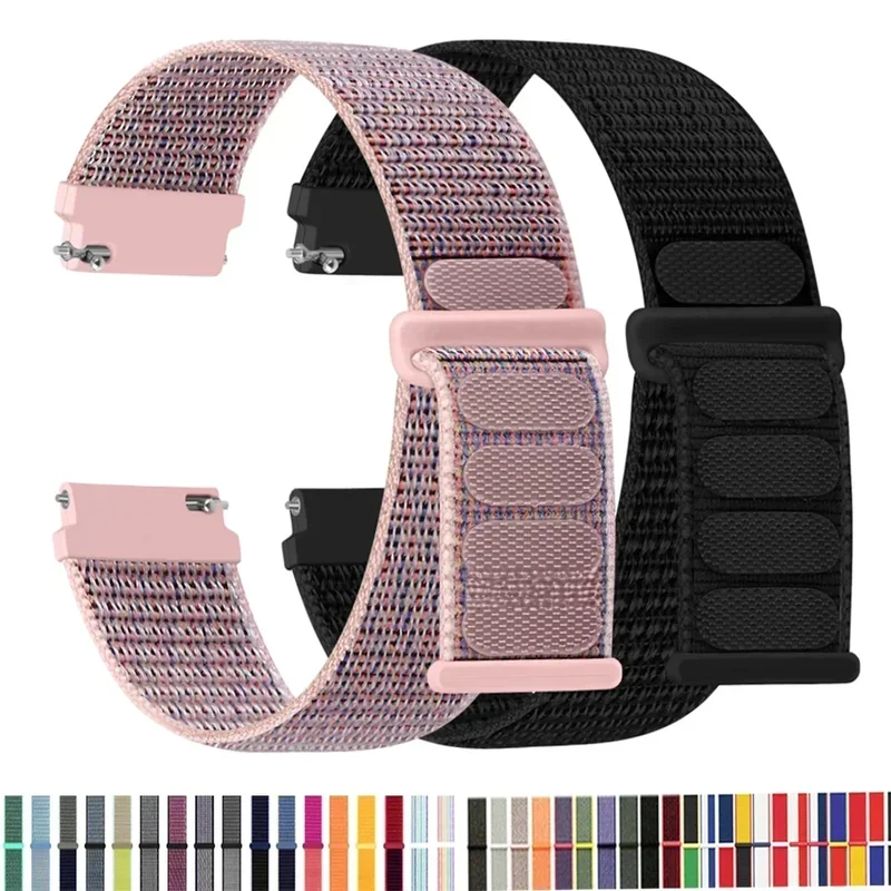 AliExpress - Bracelet à boucle en Nylon pour Samsung Galaxy Watch 7 FE 6/5/pro/4/classique/active 2 40-44mm 20mm/22mm, bracelet de sport huawei gt 2/e