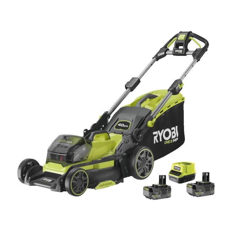 Ryobi ONE+ RY18LMX40B-240 Gräsklippare med batteri och laddare, Trädgårdsmaskiner