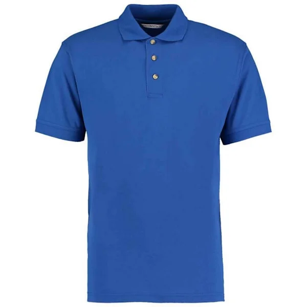 Kustom Kit Herr Arbetskläder Heather Pikétröja S Royal Blue