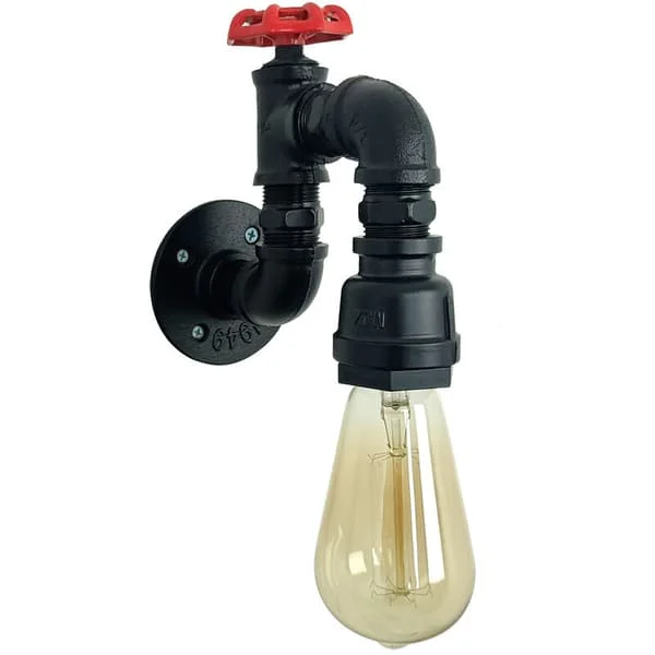 E26/E27 Retro Industriell Edison Taklampa Svart Järn Metall Taklampa Retro Amerikansk Lantlig Stil - Svart (Glödlampa Ingår Ej)