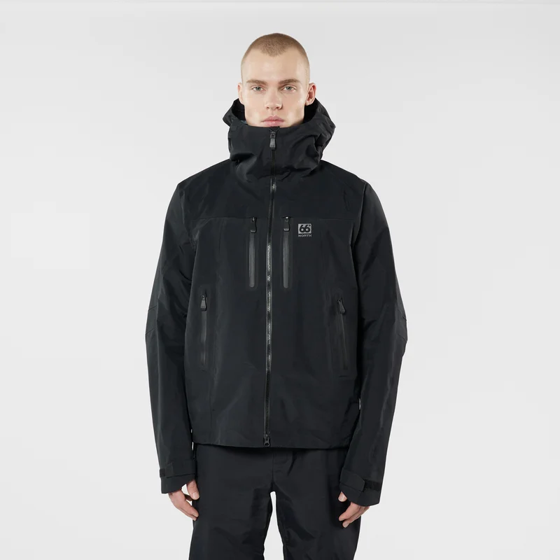 66 North men's Men's Hornstrandir Gore-Tex Pro Jacket Men's End of Season Sale - Black - 2XL