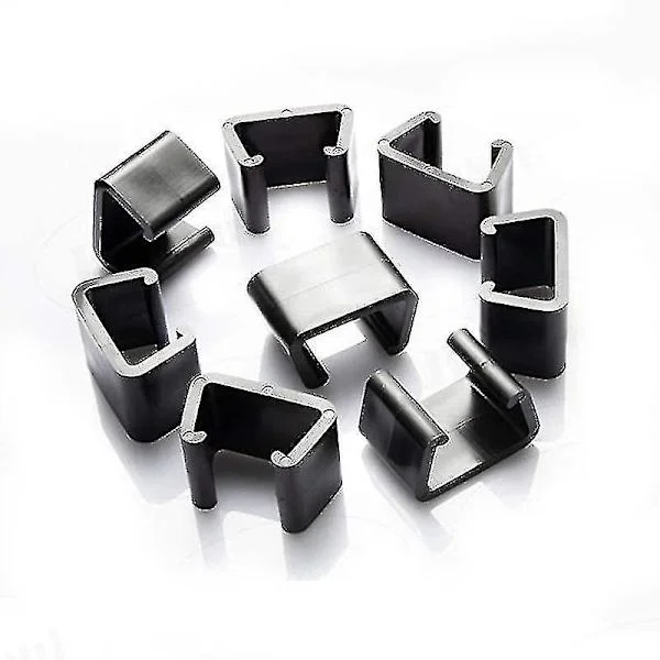 Kampanjesalg, 10 stk. Klips for utemøbler, Klips for kurvmøbler, Klips for utesofa, Flettet rottinghage 5,25 cm