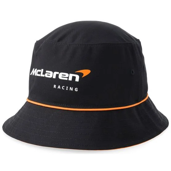 Formula One - Motor Sort bucket Hat - McLaren F1 26 Team Black Bucket @ Hatstore
