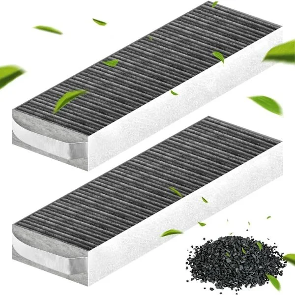2-pack Aktivt kolfilter, för Bora Pure/X Pure/S Pure spishäll med fläkt, PUAKF filtertillbehör ersättningsfilter