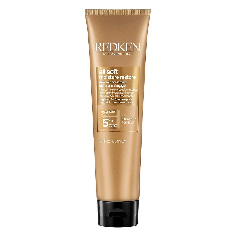 Spar 25% • Køb 2, Redken All Soft Moisture Restore Leave-in 150 ml, Hår, Shampoo & Hårpleje, Hårkur