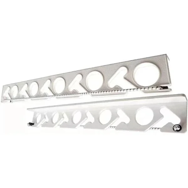 /EA/ Fiskestang - 2 Deler 10 Hull Fiskestangholder Vegg- eller Takmontering Oppbevaringsstativ Displayhylle