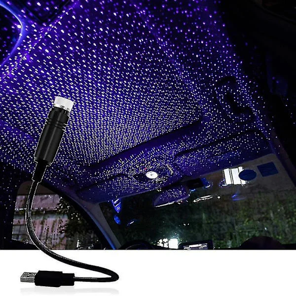 Billag Usb Stjernetak Stjerneklar Himme Projeksjonslampe Tak Atmosfære Led Nattelys (FMY)