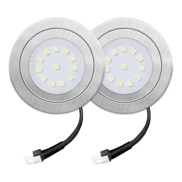 2 kpl 1,5 W Liesikuvun valaisimet, 12 VDC Liesikuvun valaisimet, Keittiövalaistuksen korvaus 20 W halogeenilampuille