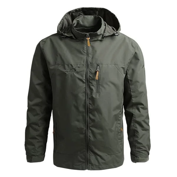 Mænds Crew Hooded Midlayer Jakke