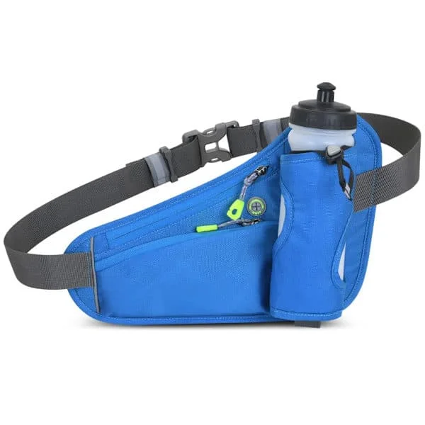 Sport Bag Running Belt Waist Pack Fanny Pack with Water Bottle Holder for Men Women Running Cycling Hiking Walking