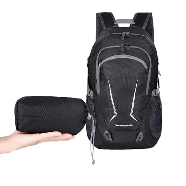 Ultralight Packable Backpack for Travel Camping, 45L Hiking Backpack Waterproof Foldable Daypack for Men Women