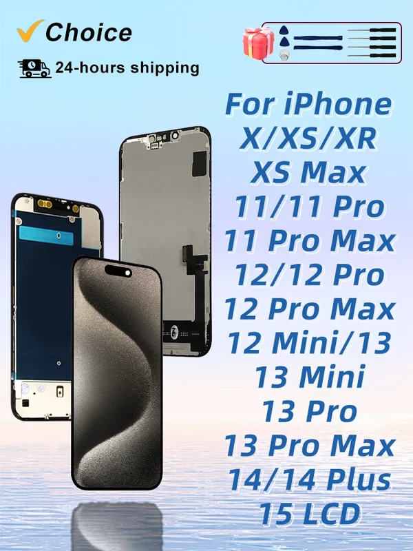 AliExpress - Numériseur LCD OLED pour iPhone, écrans pour iPhone 12, 12 Pro Max, 13 Mini, 14 Plus, 13 PRO MAX, 14, 15 Pro, X, Poly XS Max