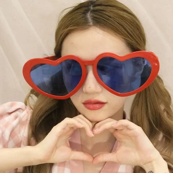 Store Briller Peach Heart Briller RØDE