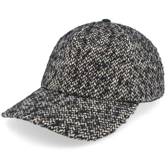 Upfront - Cammo Baseball Cap Black Dad Cap Unconstructed Black Cap - @ Hatstore