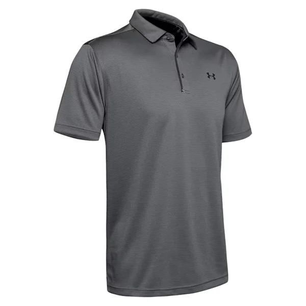 Under Armour Tech Pikétröja för män XXL Grafit/Svart