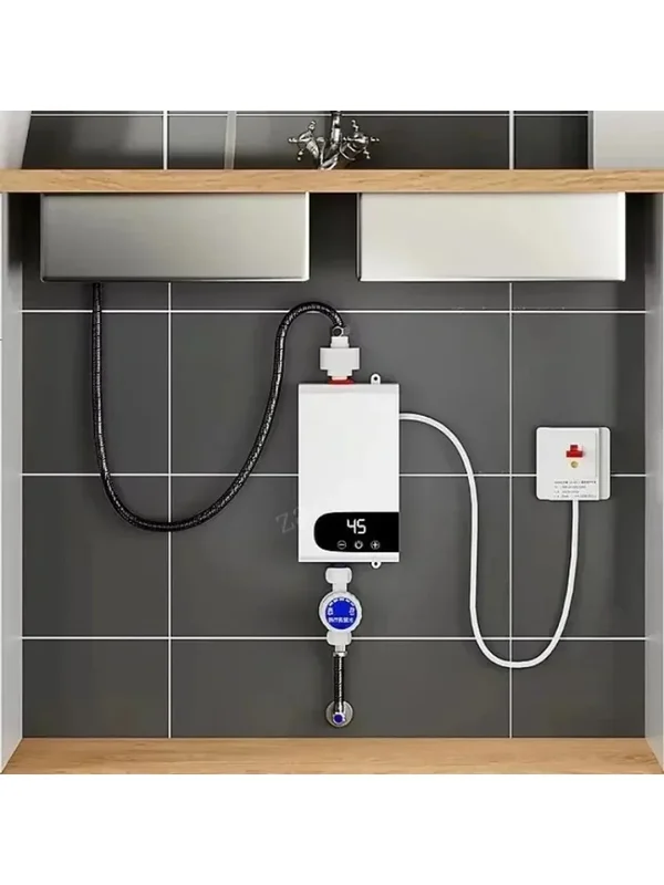 AliExpress - Chauffe-eau instantané 220V5500W, chauffage électrique Portable pour salle de bains, douche d'eau chaude et chauffage de cuisine 