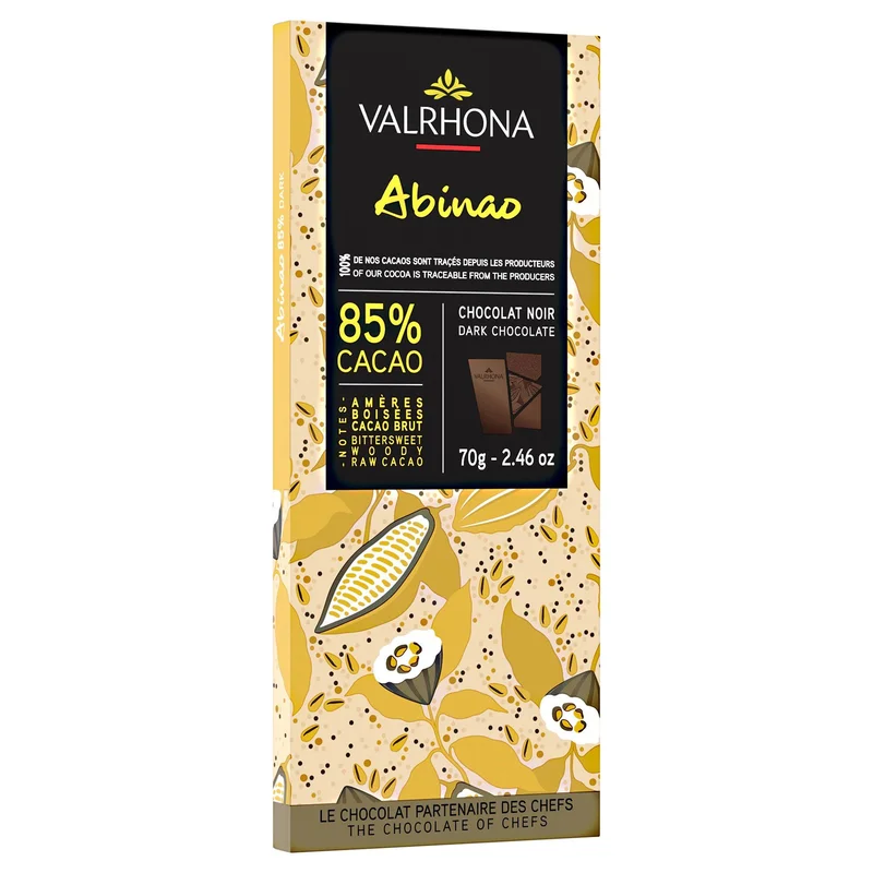 Valrhona Albinao 85% sjokolade, 70 g