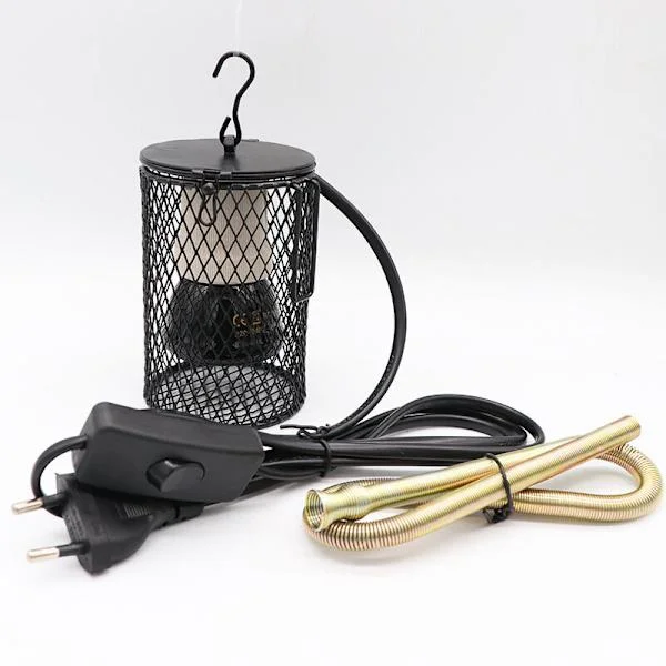 Beijiyi – 100W keramisk värmelampa för terrarier – Värmestrålare upp till 400°C – Livslängd 10 000 till 20 000 timmar – EU-kontakt 220-230V