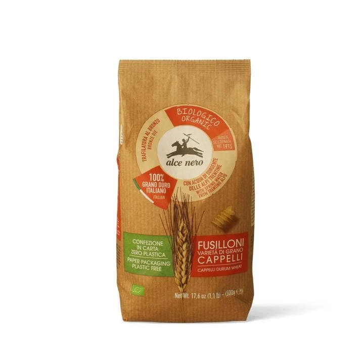 Alce Nero Fusilloni Di Grano Duro Cappelli Bio 500g