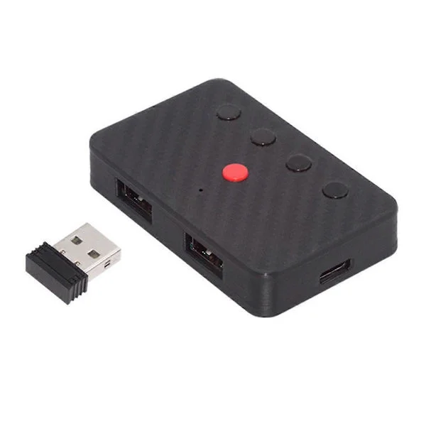 USB-tastatur og -mus Bluetooth 5.3-adapter USB-kablet tastaturmus til trådløs Bluetooth-konverter