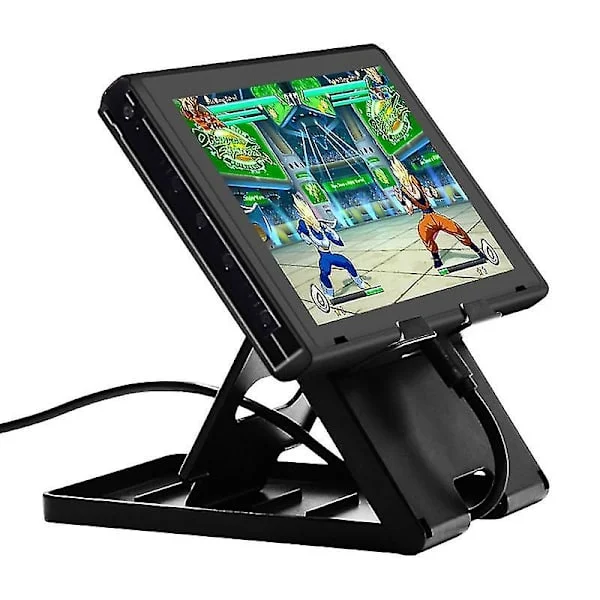 Høy kvalitet stativholder base sammenleggbar spillstativ for Nintendo Switch-konsoll bærbar multivinkelbrakett kompakt spillstativ