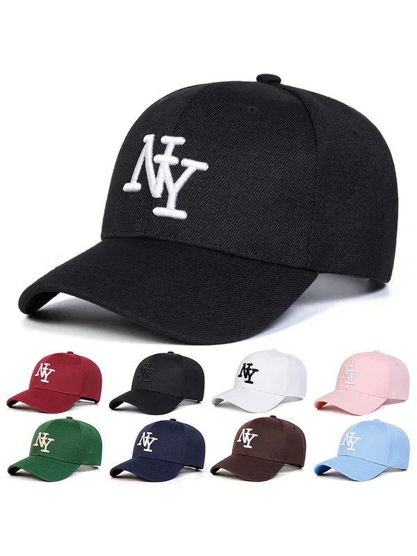 AliExpress - Unisex NY Letter Borduren Baseball Caps Lente en Herfst Outdoor Verstelbare Casual Hoeden Zonnebrandcrème Hoed Sport Cap