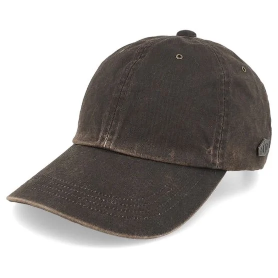 MJM Hats - Braun unconstructed Cap - Ron Antique Cotton Brown Dad Cap / Unconstructed @ Hatstore