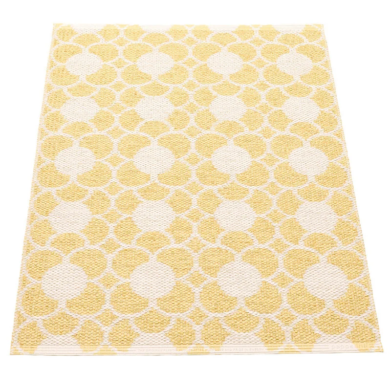 Pappelina Anya-matto 100 × 70 cm, vaalea keltainen/vanilja