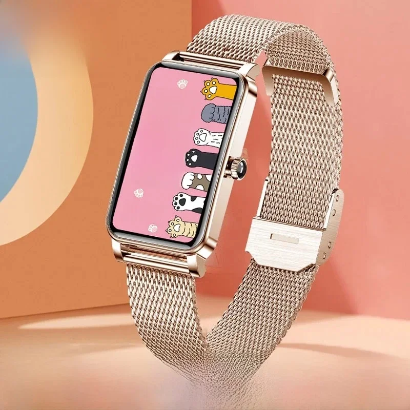 AliExpress - Luxus-Smartwatches für Damen, verbinden Sie das Telefon, interaktive Musik, Full-Touch-Smartwatches, Wetterserinnerung, individuelle 