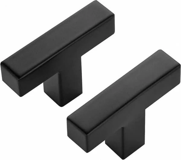 10 pieces - Kitchen Knobs Black - cabinet knobs - drawer knobs - furniture knobs - Kitchen Handles - Kitchen - Suitable for furniture, kitchen doors, 
