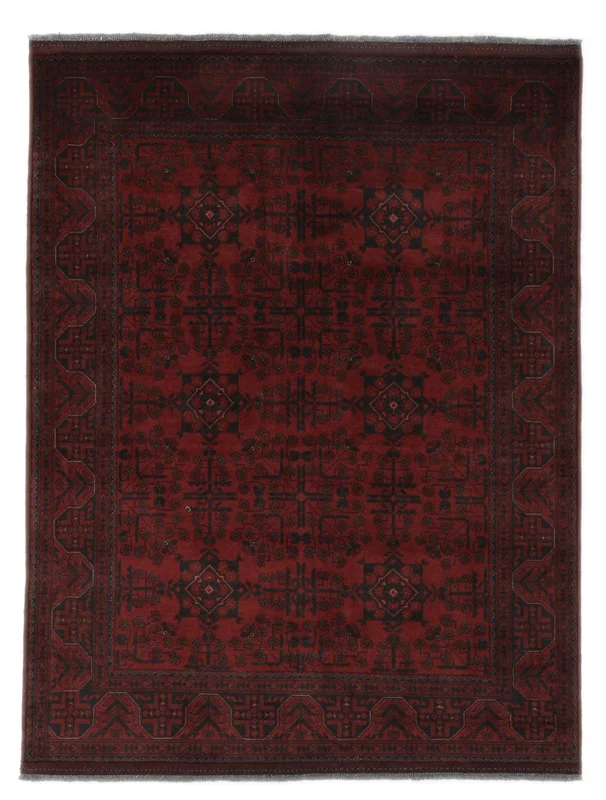Afghan Khal Mohammadi Rug Oriental Black (Wool, )