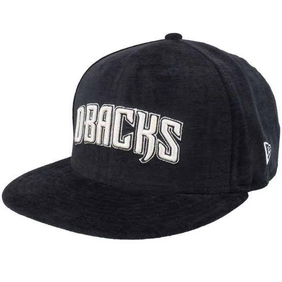 New Era - MLB Sort fitted Kasket - Arizona Diamondbacks 59FIFTY Day Black Velvet Fitted @ Hatstore