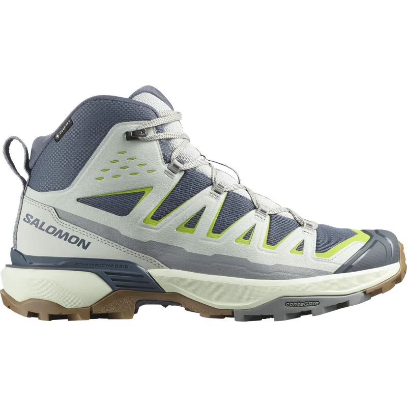 Salomon - Chaussures de randonnée et grande randonnée pour homme X Ultra 360 Edge Mid GTX - Turbulence / Metal - 44