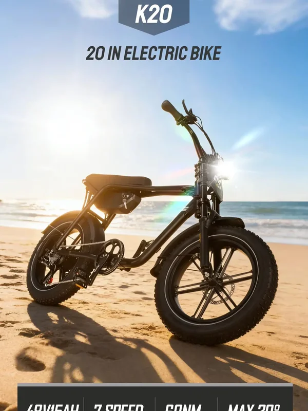 AliExpress - Elektrische fiets 48V 15AH accu Step Stru ebike PEAK 1000W E-mountainbike 20 inch elektrische fiets voor volwassenen met dikke banden