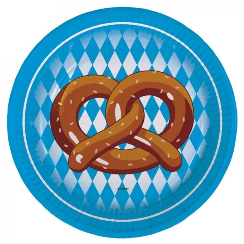 Assietter Oktoberfest 8-pack - Oktoberfest Dekoration - Kalaslagret.se