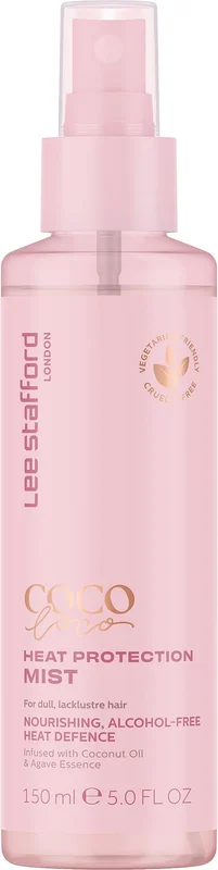 Spar 25% • Køb 2, Lee Stafford Coco Loco Heat Protection Mist 150 ml, Hår, Hårstyling, Heat Protection