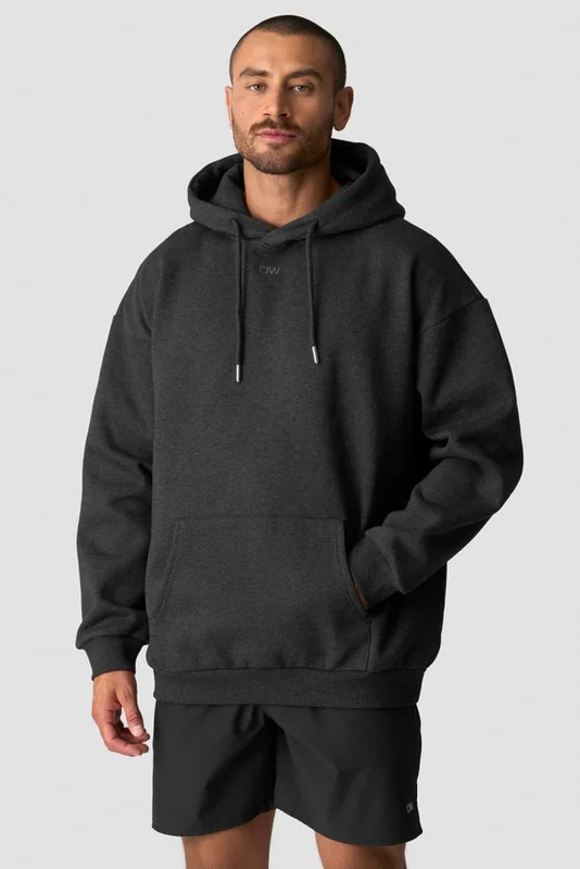 ICANIWILL - Everyday Relaxed Hoodie Grey Melange - Herr - Träningskläder från ICIW