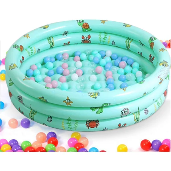 Oppustelig Paddling Pool, Sammenklappelig Oppustelig Swimmingpool, Bærbar Kæledyr Hund Badekar Indendørs Udendørs Vandleg Pool Oppustelig Børnepool (