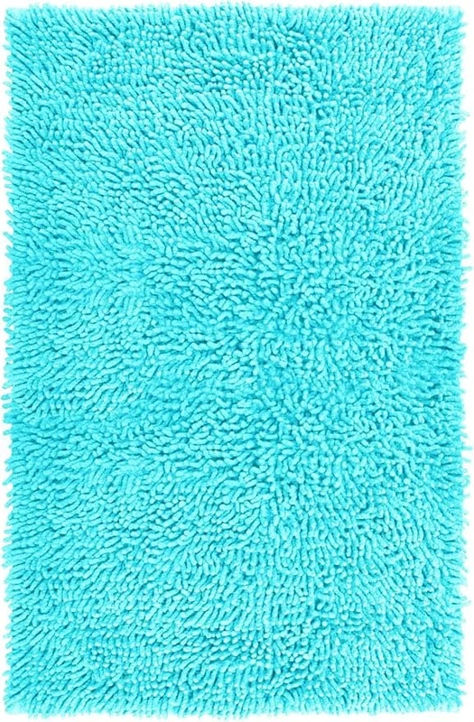 Turkos badrumsmatta, halkfri badrumsmatta (50 x 80 cm)