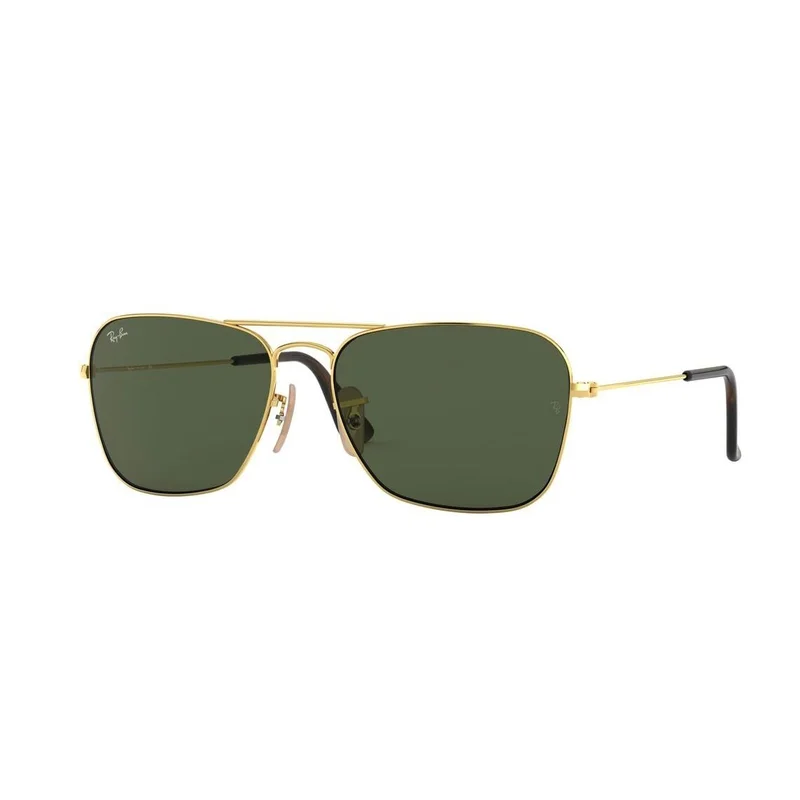 Ray-Ban Caravan -Aurinkolasit - Gold Rectangular - Ray-Ban RB3136 181 58