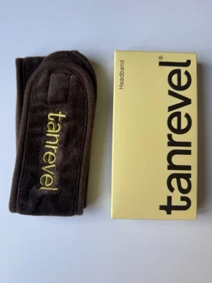 Brunt mjukt pannband hårband headband från Tanrevel