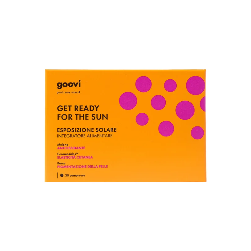 Goovi Integratori Alimentari GET READY FOR THE SUN Esposizione Solare 30CAPS - Integratore Solare