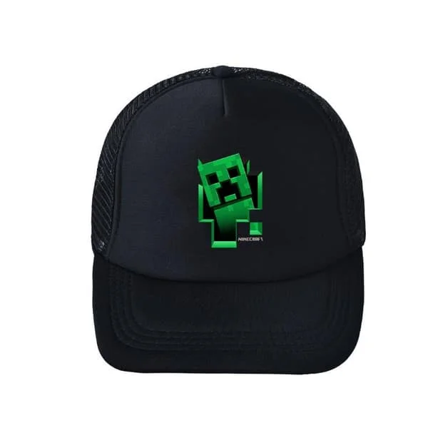 Minecraft Kasket til Mænd Kvinder Klassisk Justerbar Sport Casual Solskærm Solhat